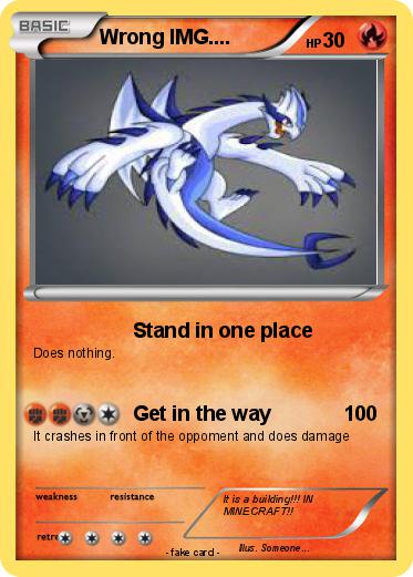 Pokemon Wrong IMG....