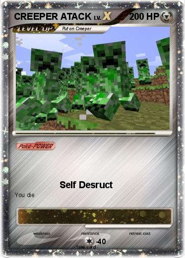 Pokemon CREEPER ATACK
