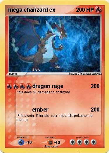 Pokemon mega charizard ex