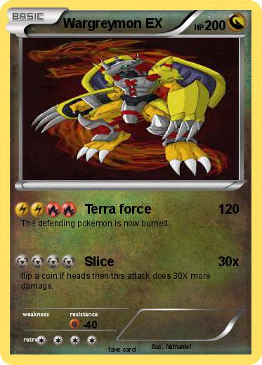 Pokemon Wargreymon EX