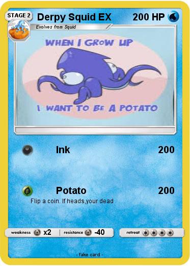 Pokemon Derpy Squid EX