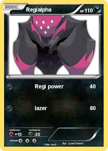 Pokemon Regialpha Pokemon Regialpha