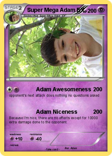 Pokemon Super Mega Adam EX