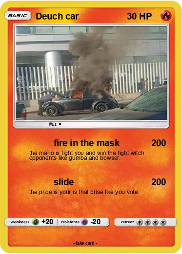 Pokemon Deuch car