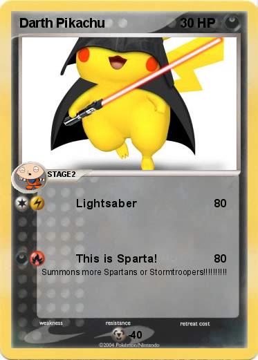 Pokemon Darth Pikachu