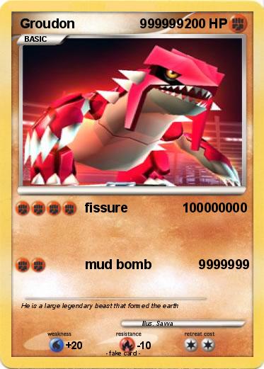 Pokemon Groudon                  999999