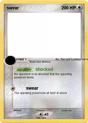 Pokemon swear