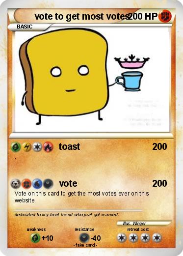 Pokemon vote to get most votes