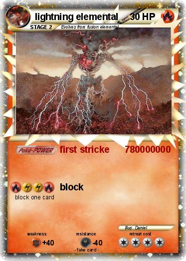 Pokemon lightning elemental