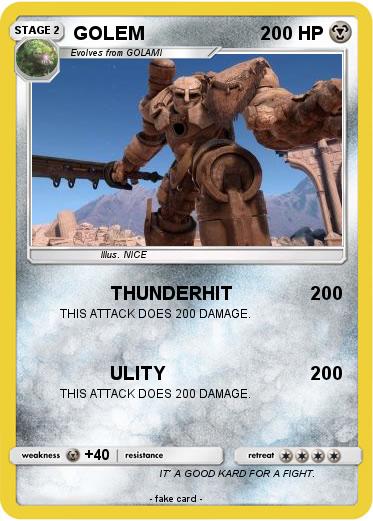 Pokemon GOLEM