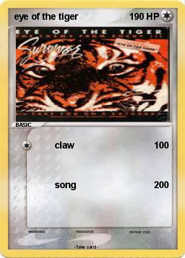 Pokemon eye of the tiger