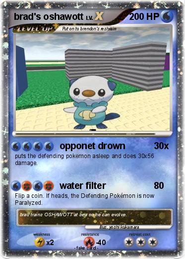 Pokemon brad's oshawott