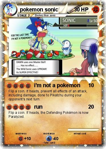 Pokemon pokemon sonic
