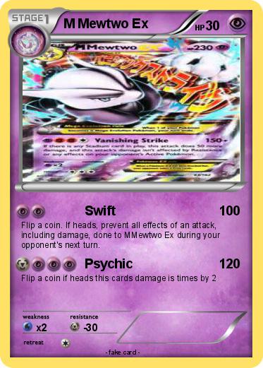 Pokemon M Mewtwo Ex