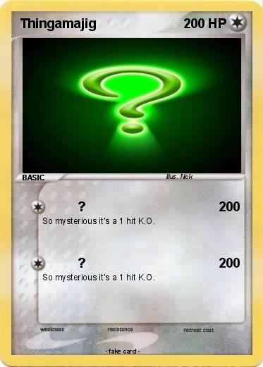 Pokemon Thingamajig