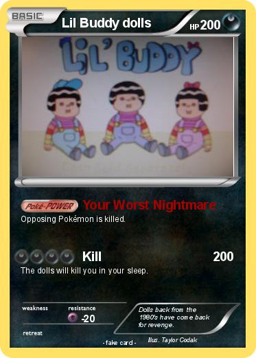 Pokemon Lil Buddy dolls