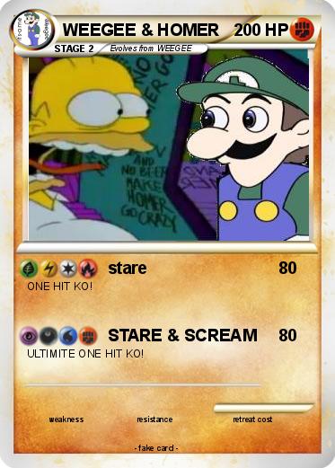 Pokemon WEEGEE & HOMER