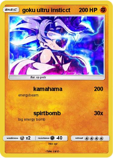 Pokemon goku ultru insticct