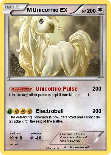Pokemon M Unicornio EX