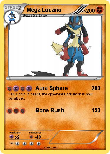 Pokemon Mega Lucario