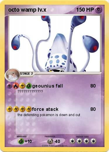 Pokemon octo wamp lv.x