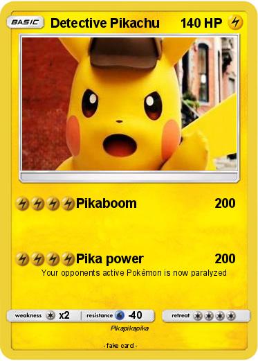 Pokemon Detective Pikachu