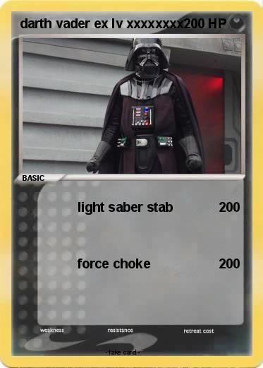 Pokemon darth vader ex lv xxxxxxxx
