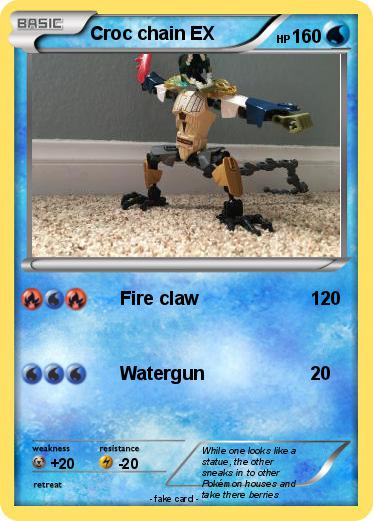 Pokemon Croc chain EX