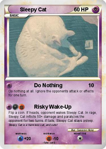 Pokemon Sleepy Cat