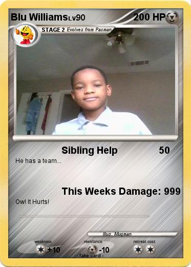 Pokemon Blu Williams
