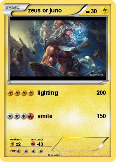 Pokemon zeus or juno