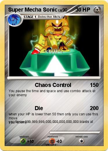 Pokemon Super Mecha Sonic