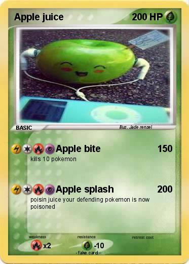 Pokemon Apple juice