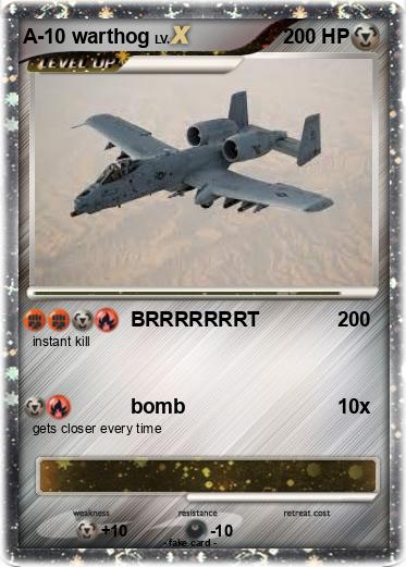 Pokemon A-10 warthog