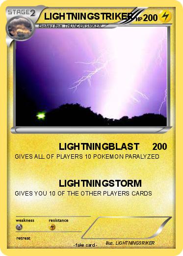 Pokemon LIGHTNINGSTRIKER