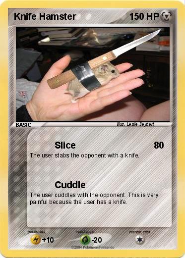 Pokemon Knife Hamster