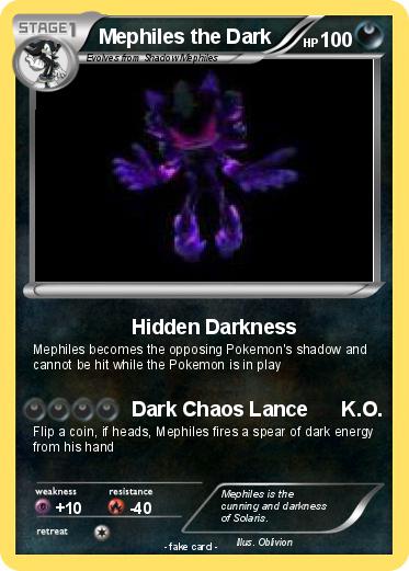 Pokemon Mephiles the Dark