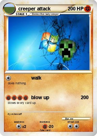 Pokemon creeper attack