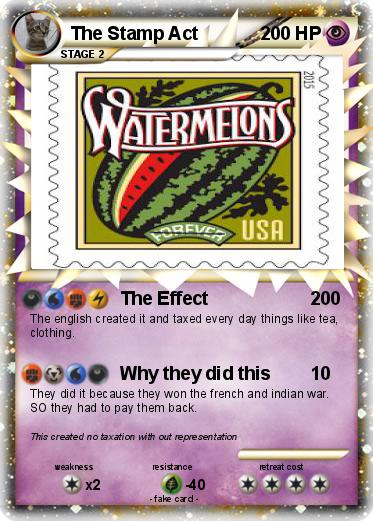 Pokemon The Stamp Act