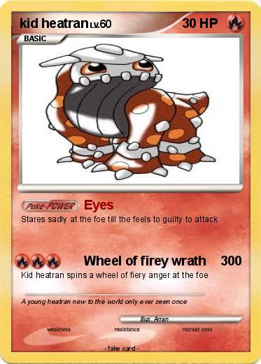 Pokemon kid heatran