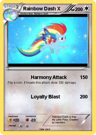 Pokemon Rainbow Dash X