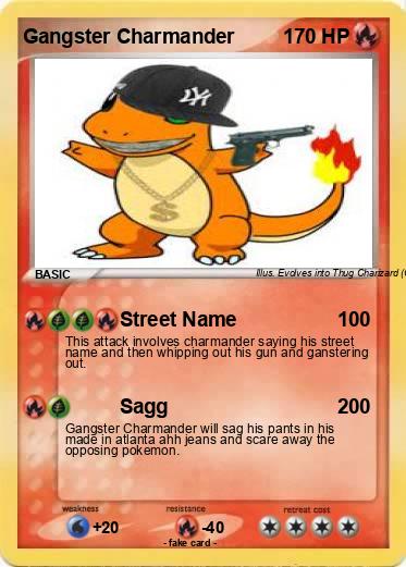 Pokemon Gangster Charmander Pokemon Gangster Charmander
