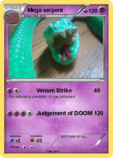 Pokemon Mega serpent