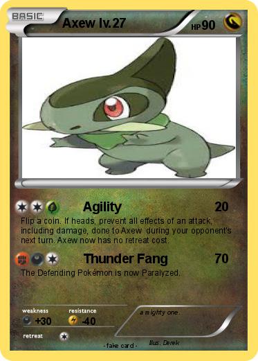 Pokemon Axew lv.27