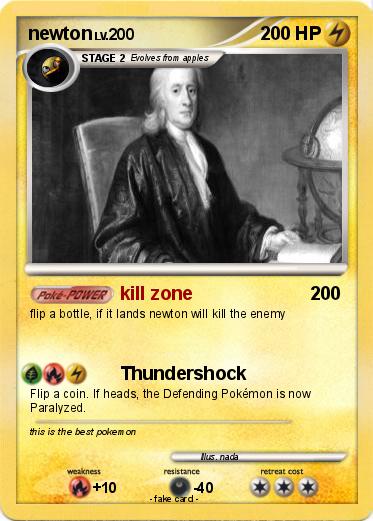 Pokemon newton