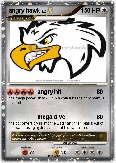 Pokemon angry hawk
