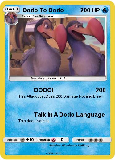 Pokemon Dodo To Dodo
