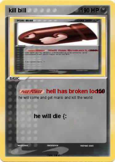 Pokemon kill bill