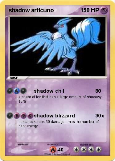 Pokemon shadow articuno