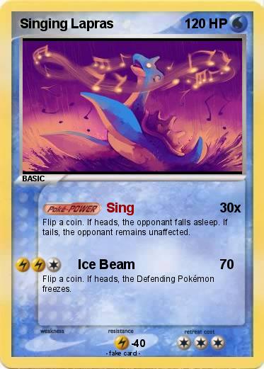 Pokemon Singing Lapras